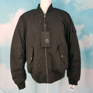 Andrew Marc Nicole Reversible Bomber Jacket Size: XL Black NWT